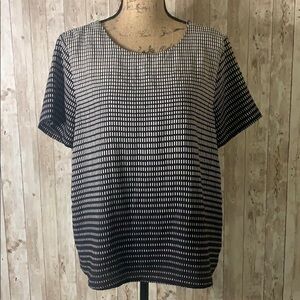 3/$15 ☮️ Forever 21 Checkered Gradient Blouse